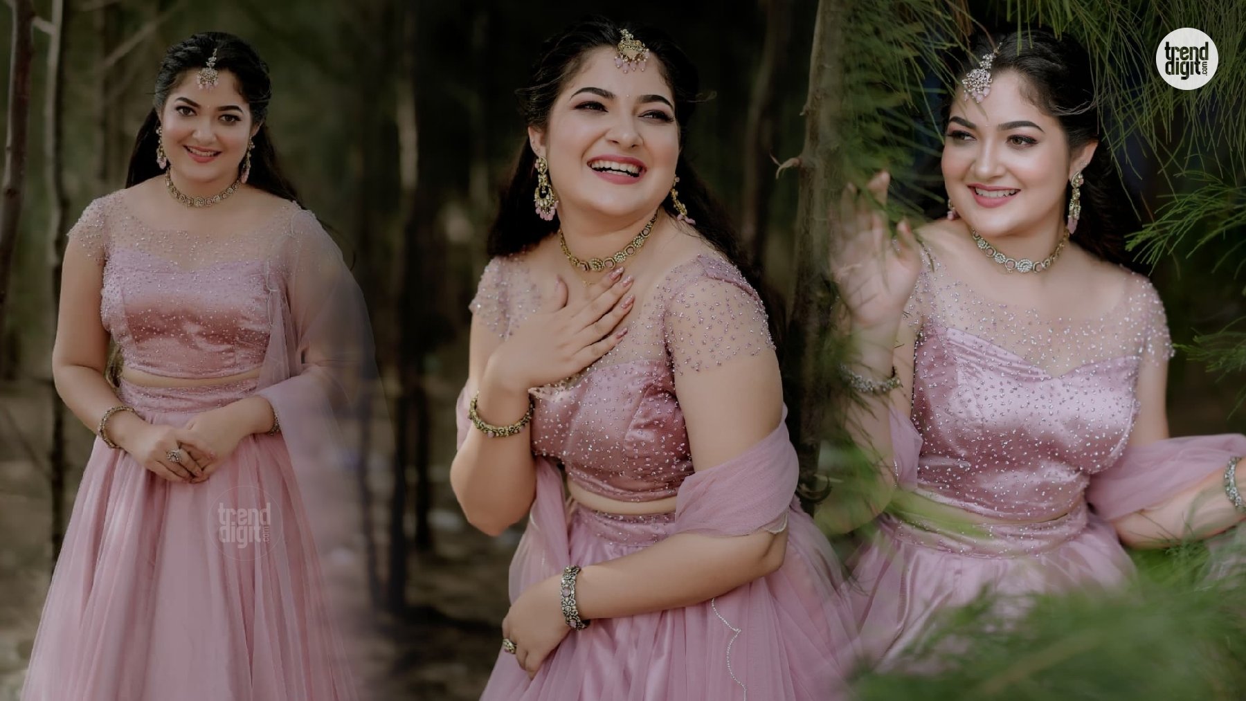 Varsha Pink Lehenga – Dreamy Elegance Wrapped In Soft Romantic Festive Glow